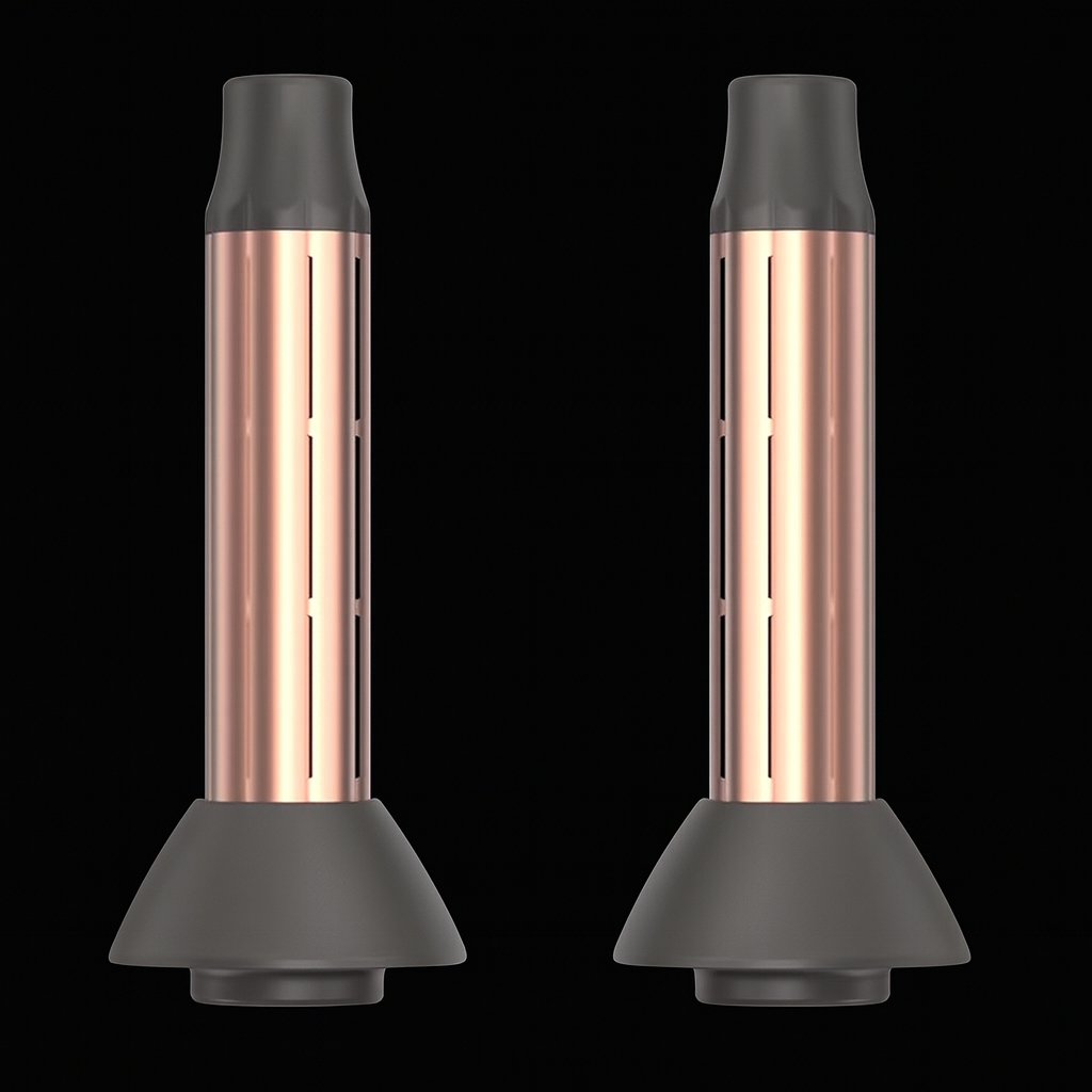 Left and right curl nozzle